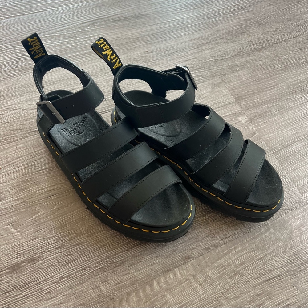 Dr. Martens Black Blaire Sandals